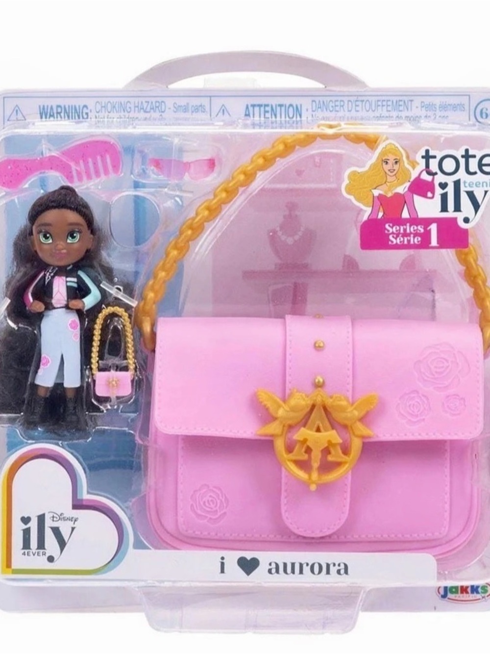 Disney ily 4EVER Aurora Doll & Handbag Set NWT series 1